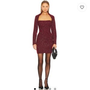 REVOLVE ASTR Sweater Dress - Wine colored